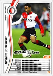 Sticker Jonathan De Guzman - Sega WCCF European Clubs 2005-2006 n. 168 - Panini