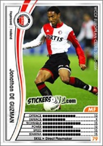 Figurina Jonathan De Guzman - Sega WCCF European Clubs 2005-2006 - Panini