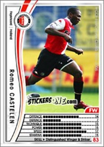 Sticker Romeo Castelen - Sega WCCF European Clubs 2005-2006 n. 173 - Panini