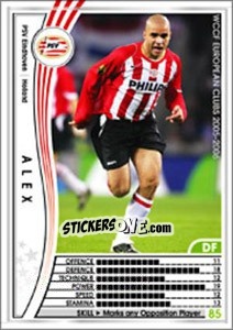 Sticker Alex - Sega WCCF European Clubs 2005-2006 n. 178 - Panini