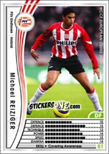 Sticker Michael Reiziger - Sega WCCF European Clubs 2005-2006 n. 182 - Panini