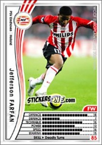 Sticker Jefferson Farfan - Sega WCCF European Clubs 2005-2006 n. 190 - Panini