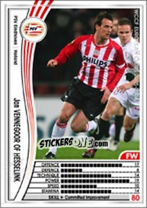 Sticker Jan Vennegoor Of Hesselink - Sega WCCF European Clubs 2005-2006 n. 192 - Panini