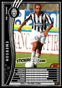 Sticker Emerson - Sega WCCF European Clubs 2005-2006 - Panini