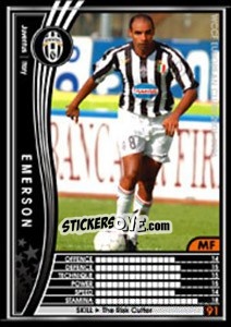 Sticker Emerson - Sega WCCF European Clubs 2005-2006 n. 217 - Panini