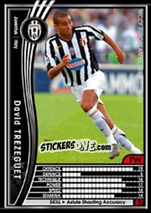Sticker David Trezeguet - Sega WCCF European Clubs 2005-2006 n. 224 - Panini