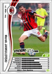 Sticker Marek Jankulovski - Sega WCCF European Clubs 2005-2006 n. 227 - Panini