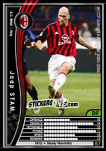 Sticker Jaap Stam - Sega WCCF European Clubs 2005-2006 n. 230 - Panini