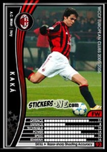 Sticker Kaka - Sega WCCF European Clubs 2005-2006 n. 238 - Panini