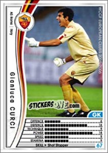 Figurina Gianluca Curci - Sega WCCF European Clubs 2005-2006 - Panini