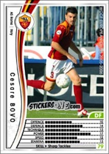 Sticker Cesare Bovo - Sega WCCF European Clubs 2005-2006 - Panini