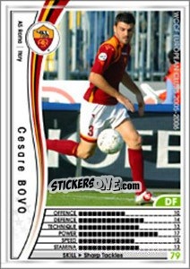 Sticker Cesare Bovo - Sega WCCF European Clubs 2005-2006 n. 242 - Panini