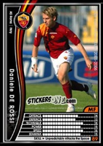 Sticker Daniele De Rossi - Sega WCCF European Clubs 2005-2006 n. 249 - Panini