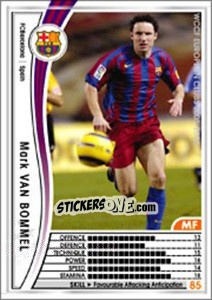Sticker Mark Van Bommel - Sega WCCF European Clubs 2005-2006 - Panini