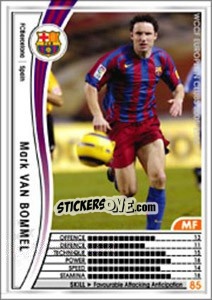 Sticker Mark Van Bommel - Sega WCCF European Clubs 2005-2006 n. 282 - Panini