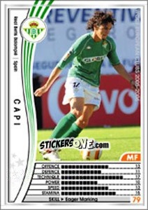 Figurina Capi - Sega WCCF European Clubs 2005-2006 - Panini