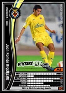 Sticker Juan Roman Riquelme - Sega WCCF European Clubs 2005-2006 - Panini