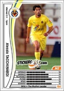 Sticker Alessio Tacchinardi - Sega WCCF European Clubs 2005-2006 n. 332 - Panini