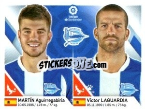 Sticker Aguirregabiria / Laguardia - Liga 2019-2020. South America
 n. 154 - Panini