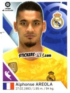 Sticker Alphonse Areola - Liga 2019-2020. South America
 n. 95 - Panini