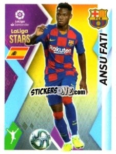 Sticker Ansu Fati - Liga 2019-2020. South America
 n. 300 - Panini