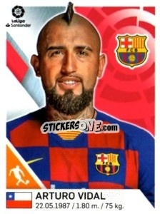 Sticker Arturo Vidal - Liga 2019-2020. South America
 n. 52 - Panini