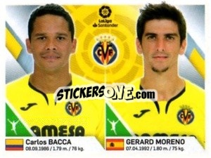 Cromo Bacca / Moreno - Liga 2019-2020. South America
 - Panini