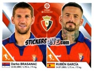 Sticker Brasanac / Garcia - Liga 2019-2020. South America
 - Panini