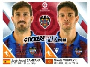 Sticker Campaña / Vukcevik - Liga 2019-2020. South America
 - Panini