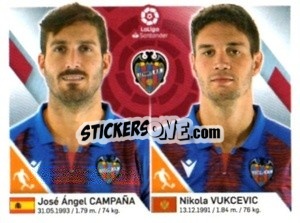 Cromo Campaña / Vukcevik - Liga 2019-2020. South America
 - Panini