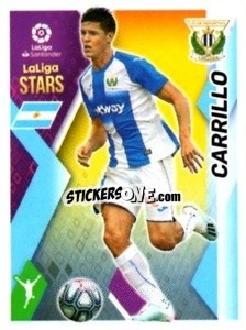 Cromo Carrillo - Liga 2019-2020. South America
 - Panini