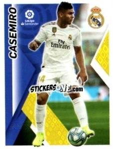 Sticker Casemiro - Liga 2019-2020. South America
 n. 107 - Panini
