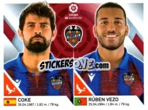 Sticker Coke / Vezo - Liga 2019-2020. South America
 n. 208 - Panini