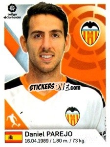 Sticker Daniel Parejo - Liga 2019-2020. South America
 n. 125 - Panini