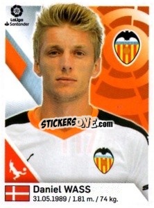 Sticker Daniel Wass - Liga 2019-2020. South America
 n. 117 - Panini