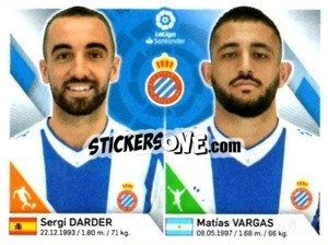 Sticker Darder / Vargas - Liga 2019-2020. South America
 n. 187 - Panini