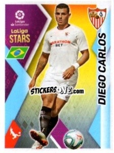 Sticker Diego Carlos - Liga 2019-2020. South America
 - Panini