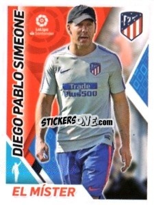 Sticker Diego Pablo Simeone - Liga 2019-2020. South America
 - Panini