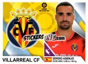 Sticker Emblem / Asenjo - Liga 2019-2020. South America
 n. 243 - Panini