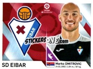 Sticker Emblem / Dmitrovic - Liga 2019-2020. South America
 n. 177 - Panini