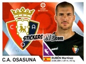 Sticker Emblem / Martinez - Liga 2019-2020. South America
 n. 219 - Panini