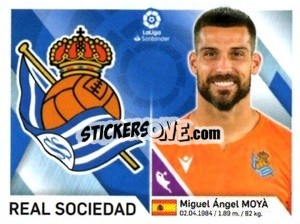 Cromo Emblem / Moya - Liga 2019-2020. South America
 n. 225 - Panini