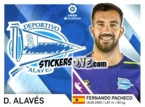 Figurina Emblem / Pacheco - Liga 2019-2020. South America
 - Panini