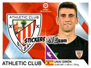 Cromo Emblem / Simón - Liga 2019-2020. South America
 - Panini