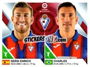 Cromo Enrich / Charles - Liga 2019-2020. South America
 - Panini