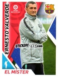 Sticker Ernesto Valverde - Liga 2019-2020. South America
 - Panini
