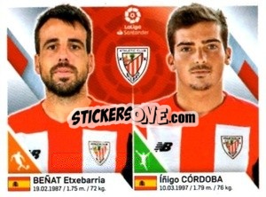 Cromo Etxebarria / Cordoba - Liga 2019-2020. South America
 - Panini