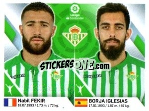 Sticker Fekir / Iglesias - Liga 2019-2020. South America
 n. 170 - Panini