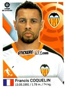 Sticker Francis Coquelin - Liga 2019-2020. South America
 - Panini