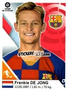 Sticker Frenkie de Jong - Liga 2019-2020. South America
 n. 49 - Panini